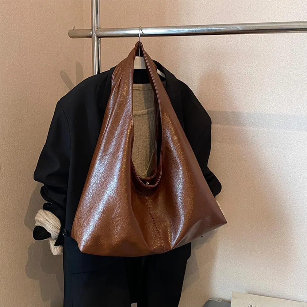 YFGBCX Tote Bags for Women Soft Vegan Leather Shoulder Slouchy Handbag Crossbody Bags Purse
